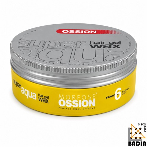 Cera en Gel Ossion Super Aqua 6 Amarilla de 175ml Cera en Gel Ossion Super Aqua 6 Amarilla de 175ml