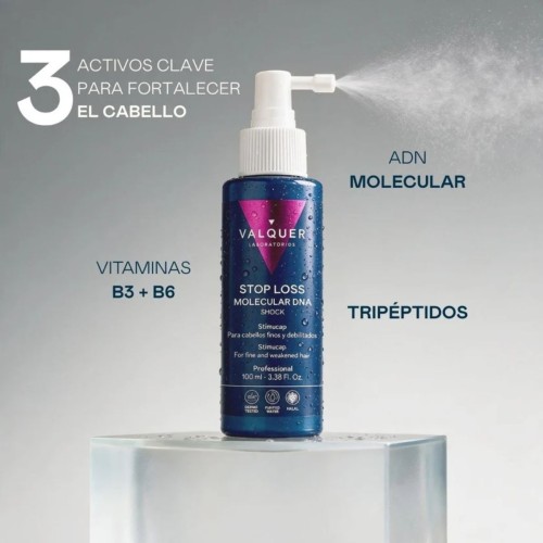 Loción Anticaída Valquer Shock Caída ADN Molecular de 100ml