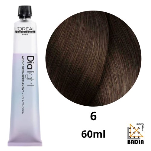 Coloración Ácida L'Oréal Professionnel Dia Light 6 de 60ml