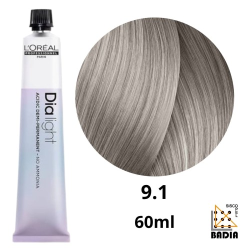 Coloración Ácida L'Oréal Professionnel Dia Light 9.1 de 60ml