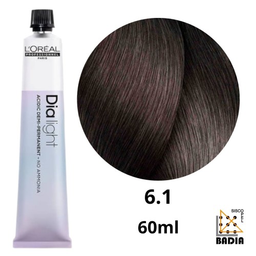 Coloración Ácida L'Oréal Professionnel Dia Light 6.1 de 60ml Coloración Ácida L'Oréal Professionnel Dia Light 6.1 de 60ml