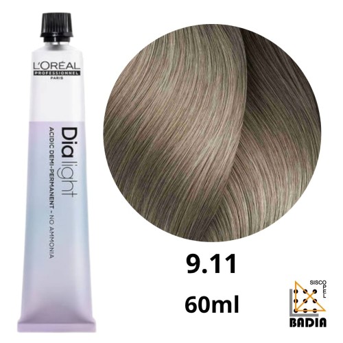 Coloración Ácida L'Oréal Professionnel Dia Light 9.11 de 60ml