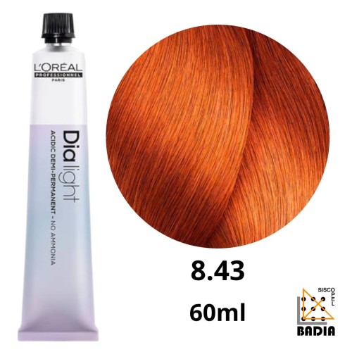 Coloración Ácida L'Oréal Professionnel Dia Light 8.43 de 60ml Coloración Ácida L'Oréal Professionnel Dia Light 8.43 de 60ml