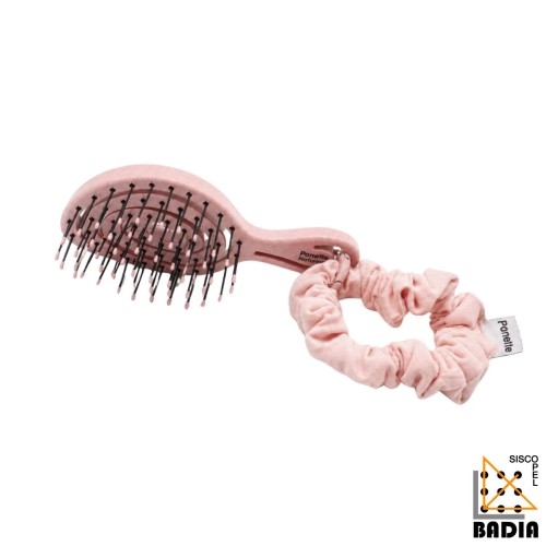 Cepillo Compacto Ponette Eco Pocket con Coletero y Charm