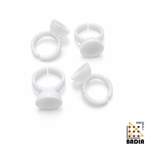 Pack de 50 Anillos Portapigmentos Desechables para Micropigmentación y Microblading Pack de 50 Anillos Portapigmentos Desechables para Micropigmentación y Microblading