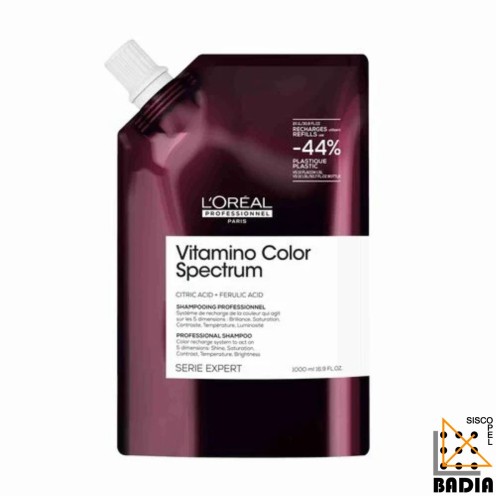 Recarga de Champú Protector del Color L'Oréal Professionnel Vitamino Color Spectrum Sin Sulfatos de 1000ml Recarga de Champú Protector del Color L'Oréal Professionnel Vitamino Color Spectrum Sin Sulfatos de 1000ml