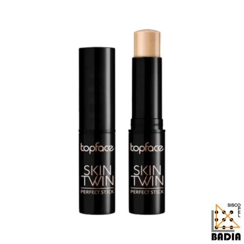Iluminador en Stick TopFace Skin Twin Perfect Stick Highlighter Tono 002-Golden Crown con Vitamina E Iluminador en Stick TopFace Skin Twin Perfect Stick Highlighter Tono 002-Golden Crown con Vitamina E
