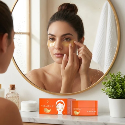 Parches para Contorno de Ojos Valquer Vitamina C de 60uds