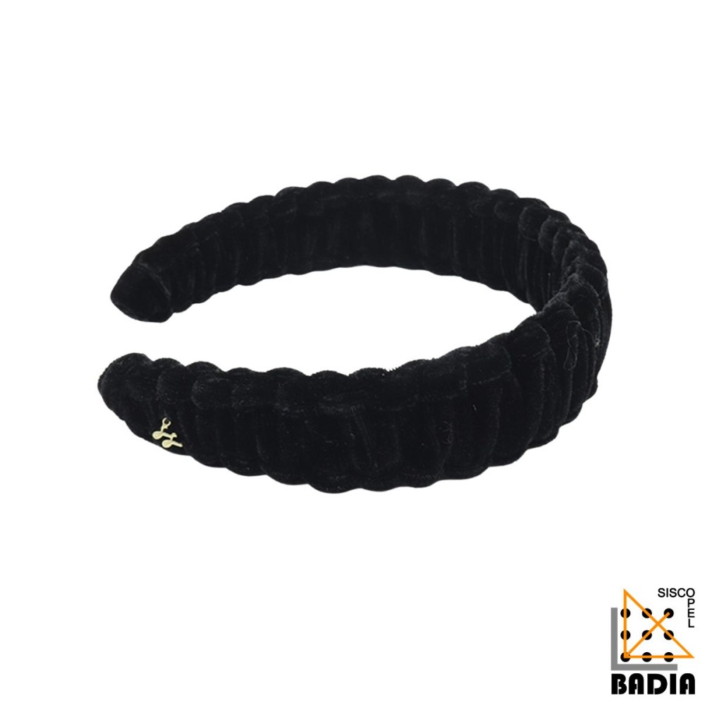 Diadema Trenzada de Terciopelo Ponette