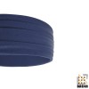 Diadema Plisada Satinada Ponette Marrón y Azul