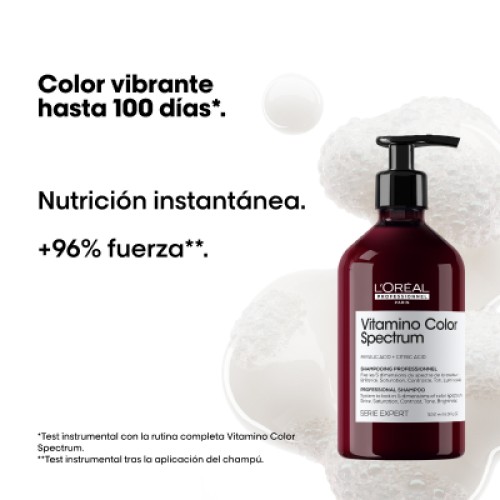 Champú L'OREAL PARIS Professionnel Vitamino Color Spectrum 500ml Champú L'OREAL PARIS Professionnel Vitamino Color Spectrum 500ml