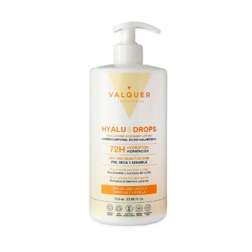 Loción Corporal Valquer Hyaludrops de Naranja y Vainilla 700ml