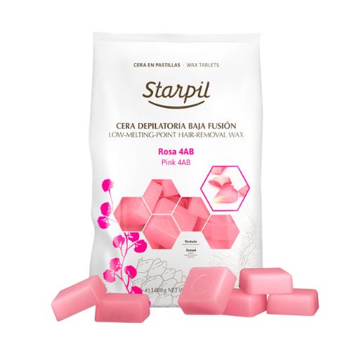 Pastillas de Cera Depilatoria Starpil Rosas (4AB) 1000gr Pastillas de Cera Depilatoria Starpil Rosas (4AB) 1000gr