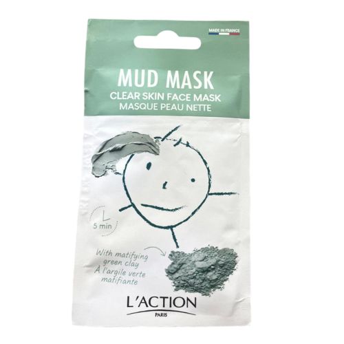 Mascarilla Facial L'Action Mud Mask Clear Skin Mascarilla Facial L'Action Mud Mask Clear Skin