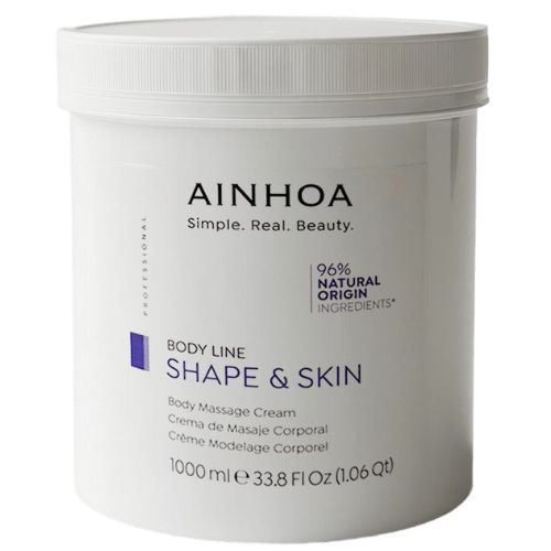Crema de Masaje Corporal Ainhoa Cosmetics Shape and Skin de 1000ml Crema de Masaje Corporal Ainhoa Cosmetics Shape and Skin de 1000ml