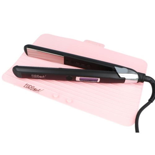 Funda Rosa de Silicona Eurostil para Plancha de Pelo