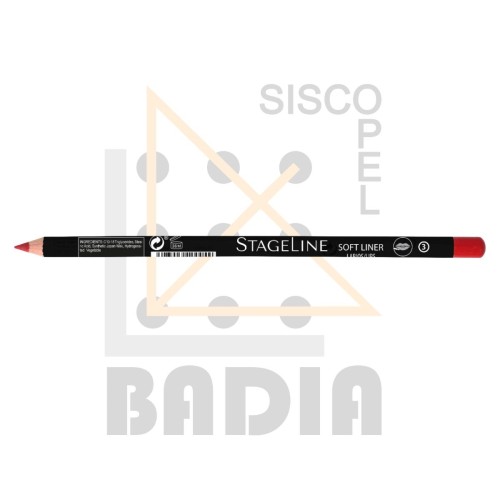 Perfilador de Labios Automático Stageline Soft Lip Liner Nº03 en Rojo