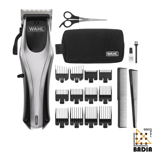 Máquina de Corte Wahl Rapid Clip Clipper en Negro & Plateado Máquina de Corte Wahl Rapid Clip Clipper en Negro & Plateado