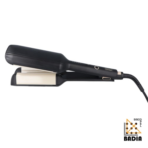 Plancha de Pelo Eurostil Ondas Aqua en Negro de 85W Plancha de Pelo Eurostil Ondas Aqua en Negro de 85W