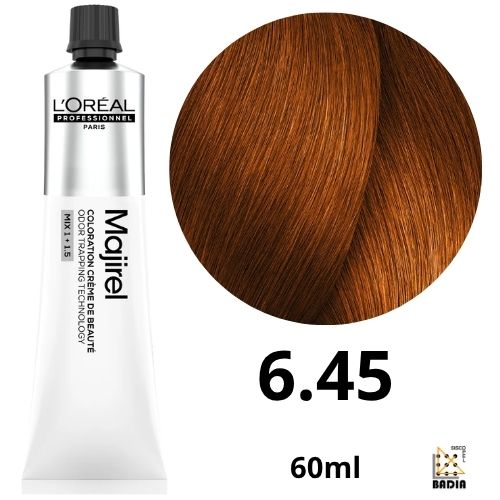 Tinte Permanente L'Oreal Professionel Majirel 6.45 Rubio Oscuro Cobrizo Caoba de 60ml Tinte Permanente L'Oreal Professionel Majirel 6.45 Rubio Oscuro Cobrizo Caoba de 60ml