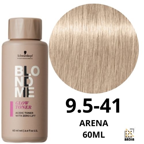 Tinte de Coloración Ácida Schwarzkopf BlondME Glow Toner 9.5 - 41 Sand de 60ml