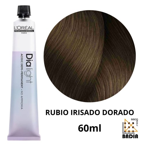 Tinte de Coloración Ácida L'Oreal Professionel Dia Light 7.23 Rubio Irisado Dorado de 60ml Tinte de Coloración Ácida L'Oreal Professionel Dia Light 7.23 Rubio Irisado Dorado de 60ml