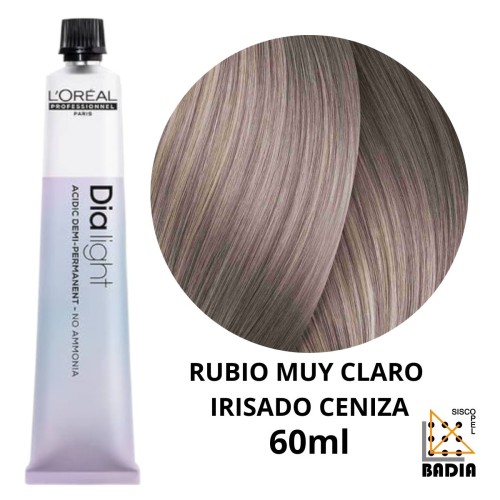 Tinte de Coloración Ácida L'Oreal Professionel Dia Light 9.21 Rubio Muy Claro Irisado Ceniza de 60ml Tinte de Coloración Ácida L'Oreal Professionel Dia Light 9.21 Rubio Muy Claro Irisado Ceniza de 60ml