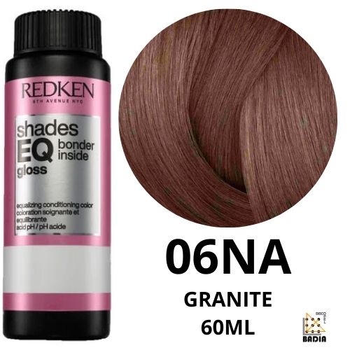 Tinte de Coloración Ácida Redken Shades EQ Bonder Inside 06NA Granite de 60ml