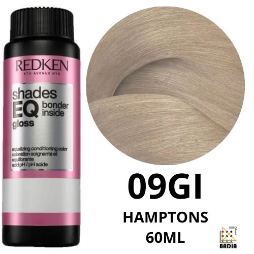Tinte de Coloración Ácida Redken Shades EQ Bonder Inside 09GI Hamptons de 60ml Tinte de Coloración Ácida Redken Shades EQ Bonder Inside 09GI Hamptons de 60ml