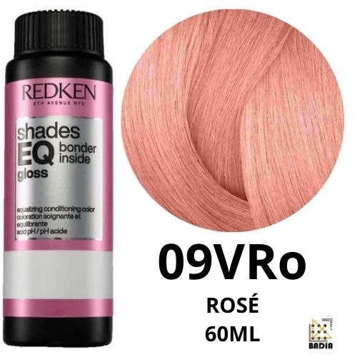 Tinte de Coloración Ácida Redken Shades EQ Bonder Inside 09VRo Rosé de 60ml Tinte de Coloración Ácida Redken Shades EQ Bonder Inside 09VRo Rosé de 60ml