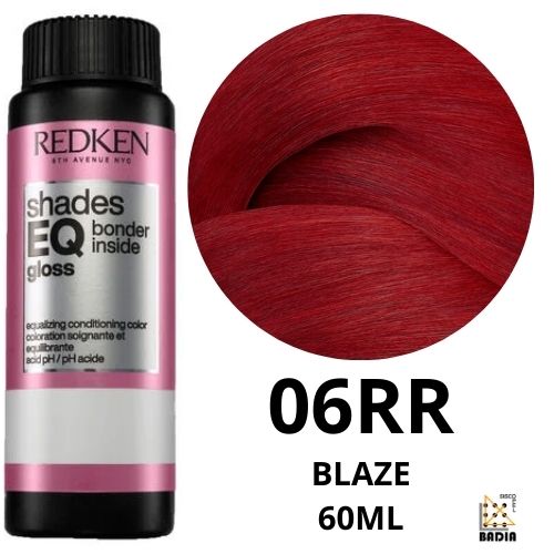 Tinte de Coloración Ácida Redken Shades EQ Bonder Inside 06RR Blaze de 60ml Tinte de Coloración Ácida Redken Shades EQ Bonder Inside 06RR Blaze de 60ml