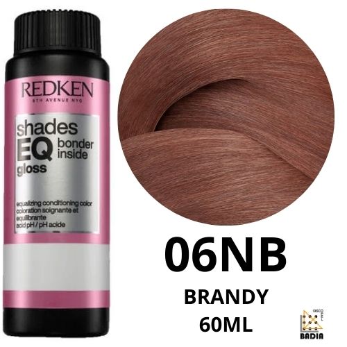 Tinte de Coloración Acida Redken Shades EQ Bonder Inside 06NB Brandy de 60ml