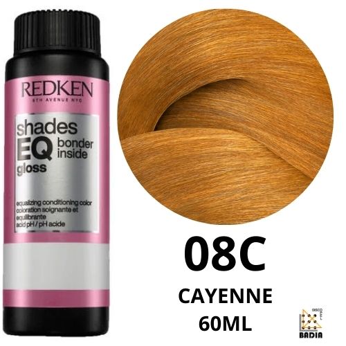 Tinte de Coloración Ácida Redken Shades EQ Bonder Inside 08C Cayenne de 60ml Tinte de Coloración Ácida Redken Shades EQ Bonder Inside 08C Cayenne de 60ml