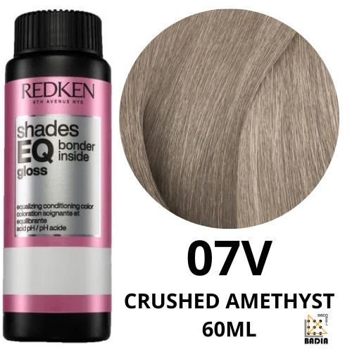 Tinte de Coloración Ácida Redken Shades EQ Bonder Inside 07V Crushed Amethyst de 60ml Tinte de Coloración Ácida Redken Shades EQ Bonder Inside 07V Crushed Amethyst de 60ml