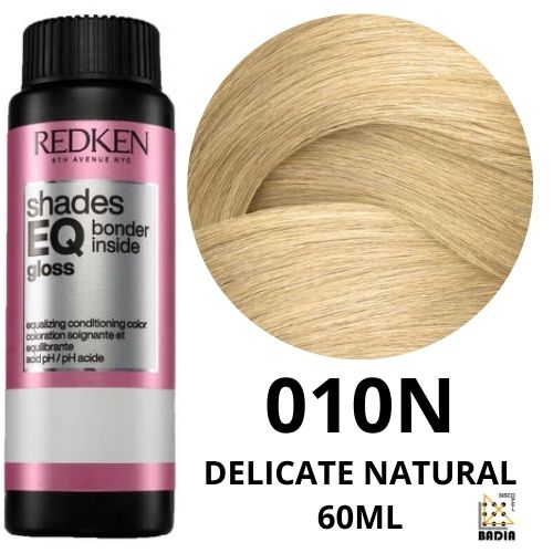 Tinte de Coloración Ácida Redken Shades EQ Bonder Inside 010N Delicate Natural de 60ml Tinte de Coloración Ácida Redken Shades EQ Bonder Inside 010N Delicate Natural de 60ml