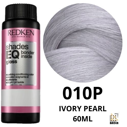Tinte de Coloración Ácida Redken Shades EQ Bonder Inside 010P Ivory Pearl de 60ml Tinte de Coloración Ácida Redken Shades EQ Bonder Inside 010P Ivory Pearl de 60ml