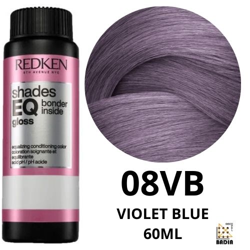 Tinte de Coloración Ácida Redken Shades EQ Bonder Inside 08VB Violet Blue de 60ml Tinte de Coloración Ácida Redken Shades EQ Bonder Inside 08VB Violet Blue de 60ml