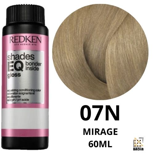 Tinte de Coloración Ácida Redken Shades EQ Bonder Inside 07N Mirage de 60ml Tinte de Coloración Ácida Redken Shades EQ Bonder Inside 07N Mirage de 60ml
