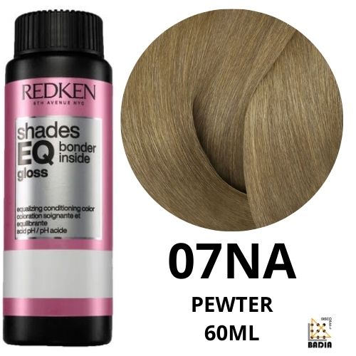 Tinte de Coloración Acida Redken Shades EQ Bonder Inside 07NA Pewter de 60ml Tinte de Coloración Acida Redken Shades EQ Bonder Inside 07NA Pewter de 60ml