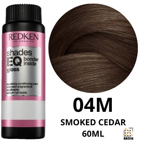 Tinte de Coloración Acida Redken Shades EQ Bonder Inside 04M Smoked Cedar de 60ml Tinte de Coloración Acida Redken Shades EQ Bonder Inside 04M Smoked Cedar de 60ml