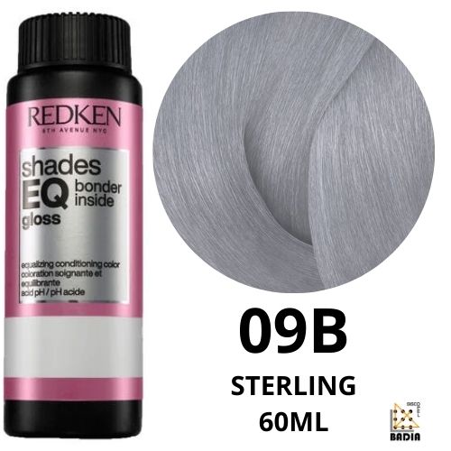 Tinte de Coloración Ácida Redken Shades EQ Bonder Inside 09B Sterling de 60ml