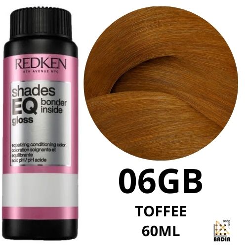 Tinte de Coloración Acida Redken Shades EQ Bonder Inside 06GB Toffee de 60ml Tinte de Coloración Acida Redken Shades EQ Bonder Inside 06GB Toffee de 60ml