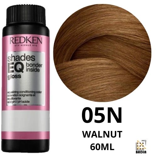 Tinte de Coloración Acida Redken Shades EQ Bonder Inside 05N Walnut de 60ml