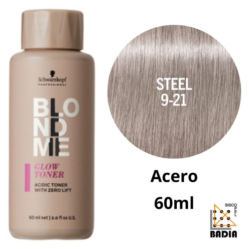 Tinte de Coloración Ácida Schwarzkopf BlondME Glow Toner 9-21 de 60ml Tinte de Coloración Ácida Schwarzkopf BlondME Glow Toner 9-21 de 60ml
