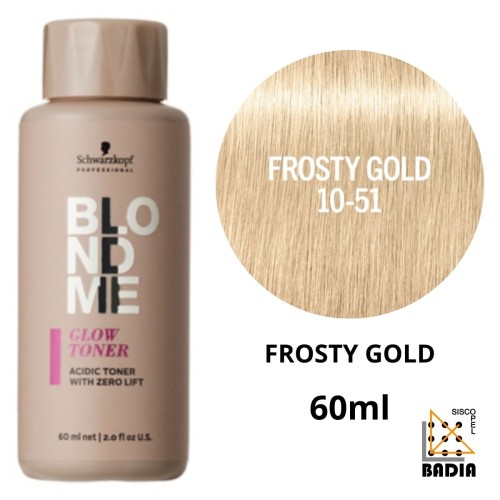 Tinte de Coloración Ácida Schwarzkopf BlondME Glow Toner 10-51 Dorado Hielo de 60ml Tinte de Coloración Ácida Schwarzkopf BlondME Glow Toner 10-51 Dorado Hielo de 60ml