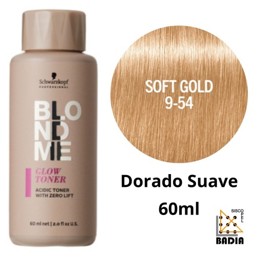 Tinte de Coloración Ácida Schwarzkopf BlondME Glow Toner 9-54 de 60ml Tinte de Coloración Ácida Schwarzkopf BlondME Glow Toner 9-54 de 60ml