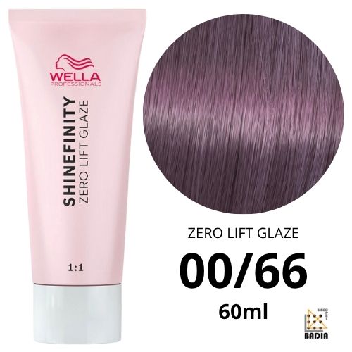 Tinte de Coloración Ácida Wella Professionals ShineFinity Zero Lift Glaze 00/66 Violet Booster de 60ml Tinte de Coloración Ácida Wella Professionals ShineFinity Zero Lift Glaze 00/66 Violet Booster de 60ml