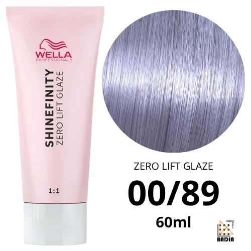 Tinte de Coloración Ácida Wella Professionals ShineFinity Zero Lift Glaze 00/89 Blue Booster de 60ml Tinte de Coloración Ácida Wella Professionals ShineFinity Zero Lift Glaze 00/89 Blue Booster de 60ml
