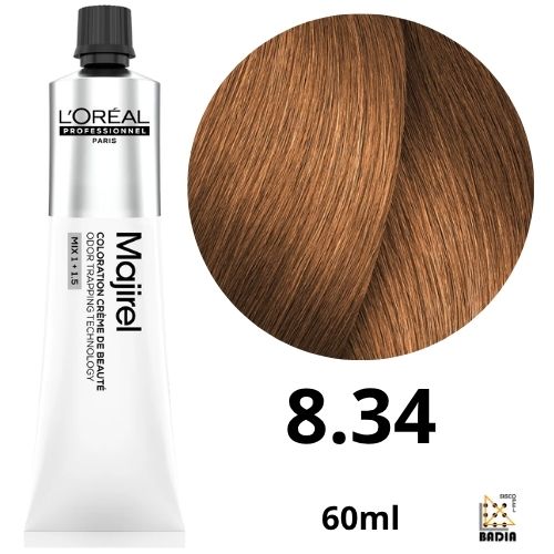 Tinte Permanente L'Oreal Professionel Majirel 8.34 Rubio Claro Dorado Cobrizo de 60ml Tinte Permanente L'Oreal Professionel Majirel 8.34 Rubio Claro Dorado Cobrizo de 60ml