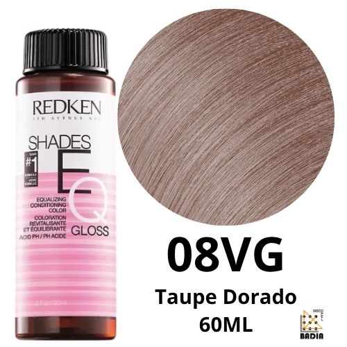 Tinte Permanente Sin Amoniaco Redken Shades EQ Taupe Dorado de 60ml Tinte Permanente Sin Amoniaco Redken Shades EQ Taupe Dorado de 60ml